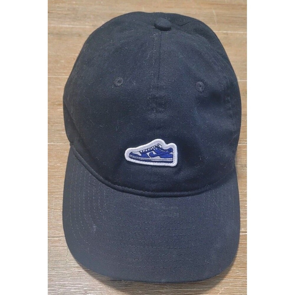 Nike Unstructured Dunk Low Patch Hat Shoe Adjustable Club Cap Sz M/L FN4404-010
